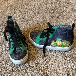 Boys TMNT Ninja Turtles Tie Shoes - Size 13